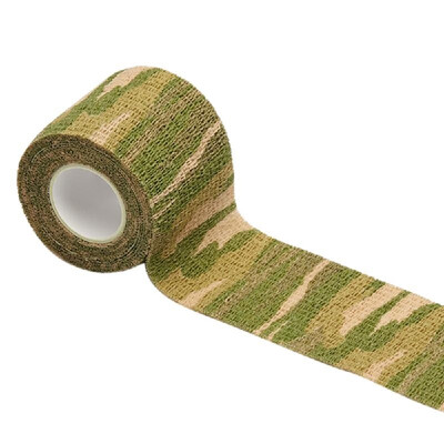 

Waterproof Roll Camo Stealth Tape Outdoor Hunting Tape Camouflage Self-adhesive Non-woven Fabric Bandage Tapes Cloths
