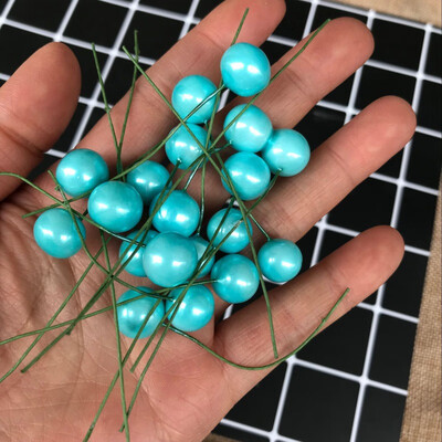 

50PCS Artificial Christmas Xmas Tree Wreath Decorations Holly Berry Stems DIY Craft Supplies