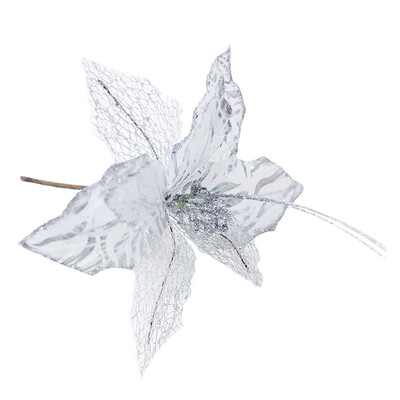 

〖Follure〗Gold Flower Christmas Tree Simulation Flower Ornament Artificial Flower Decor