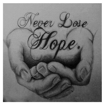 

Diy 5D Diamond Painting Never Lose Hope Embroidery Home Decorative Cross Stitch