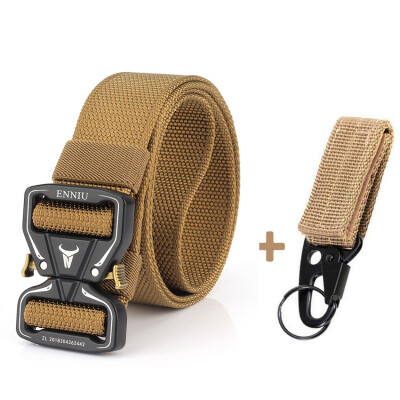 

Fashion Canvas Belt Tactical Designer Men Belts for Jeans Casual Thick Nylon Army Belt Metal Buckle Waist Belt Accessories Gift