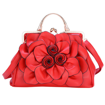 

Tailored Womens Fashion Shoulder Bag Rose Lady Handbag Cosmetic Bag