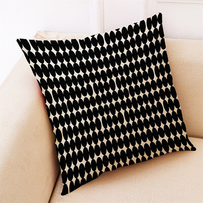 

Toponeto Pattern Pillowcase Linen Sofa Cushion Cover Home Decoration Pillowcase