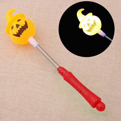 

Toponeto Flashing Stick Luminous Pumpkin Hand Hand Sticks Halloween Decoration Gifts