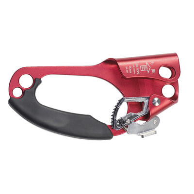 

Rock Climbing Right Hand Grasp Ascender Device Riser for 8-12mm Rope Red
