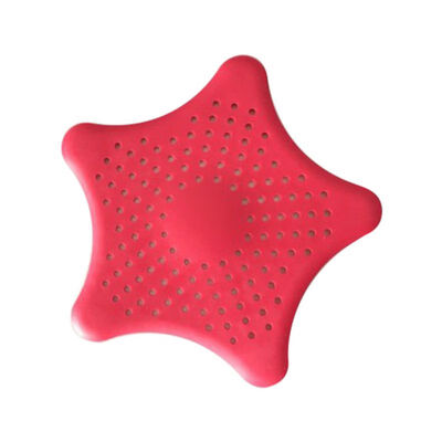 

Kitchen Bathroom Filter Silicone Sink Drain Plug Hair Catcher Star Drain Cap Hair Trap Sink Drain Plug Hair Filter Bathroom Tool