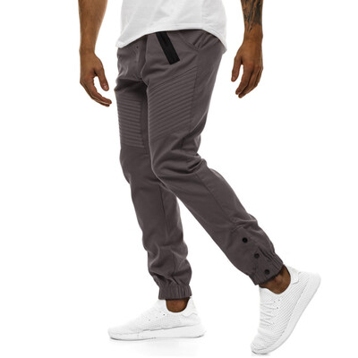 

Gobestart Mens Casual Fitness Bodybuilding Pocket Skin Full Length Sports Pants