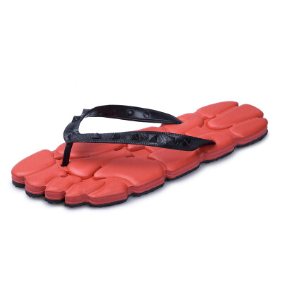 

New 2019 Summer Cool Mens Slippers Beach Sandals Men Flip Flops Fashion Men Shoes Terlik Red Black Slippers Zapatos De Hombre