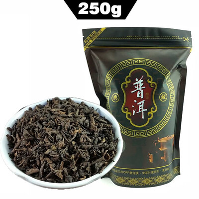 

2008 yr Ripe Pu-erh Tea Loose Tea China Yunnan Shu Puer Bag Packaging 250g