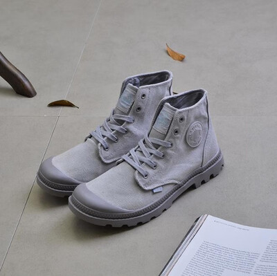 

Spring&autumn high mens shoes canvas shoes mens military boots trend retro casual shoes shoes outdoor shoes Paladin Martin b