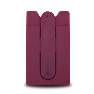 

Mobile phone card cover silicone bracket card bag