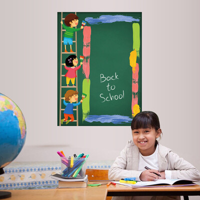 

〖Follure〗Green Chalk Board Blackboard Removable Vinyl Wall