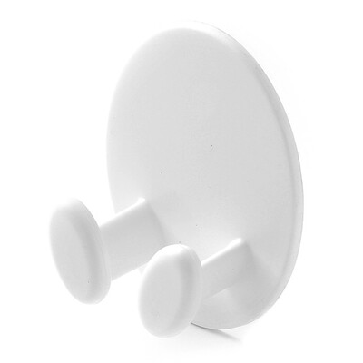 

2 x Home Office Wall Adhesive Plastic Power Plug Socket Holder Hanger Hook Rack