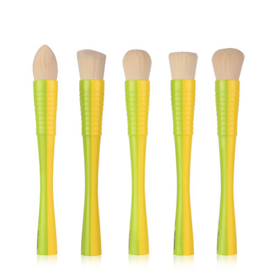 

Toponeto 5pcs Makeup Foundation Eyeshadow Blush Face Eye Brush Cosmetic Beauty Tools