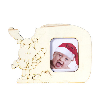 

Tailored New wooden Christmas Photo Frame Decorations Photo Ornament Table Decor