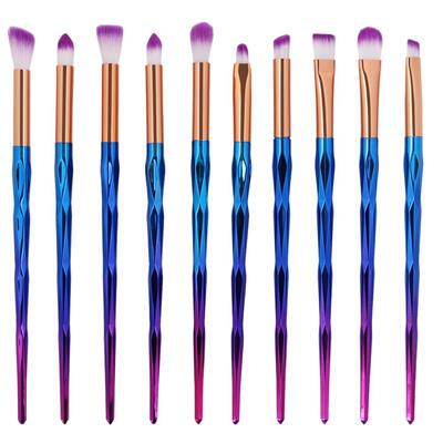 

10pcsSet Makeup Blush Brushes Cosmetic Eye Foundation Brushes Beauty Tools