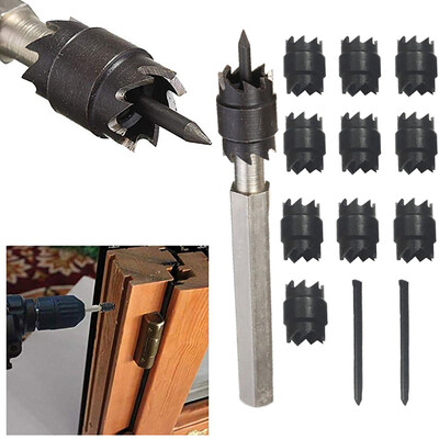 

〖Follure〗13pcs Spot Weld Cutter 38 Spot Weld Cutter Remover Drill Bits Replacement Tool