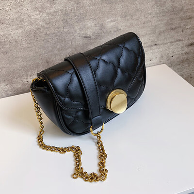 

Korean version of Joker bag ins advanced sense of foreign style womens bag new 2019 simple small square bag shoulder Messenger ba