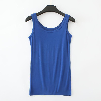 

Sexy Women Modal Tank Top Sleeveless Scoop Neck Solid Stretchy Slim Vest Summer Tops