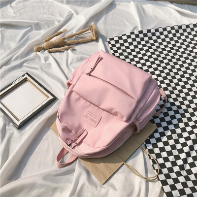

Ins Wind Backpack Female Korean High School Students Backpack Ancient Feeling Girl Mori Campus Backpack Backpack