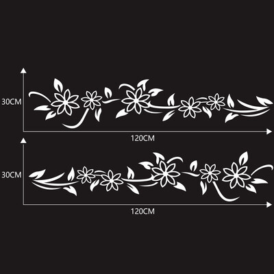 

12m Car Auto Exterior Door Domestic BK Decorative Sticker Decal Vinyl Accessory