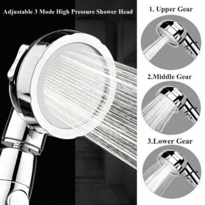 

3-Function Handheld Shower Head with onoff Switch High Pressure Water Saving