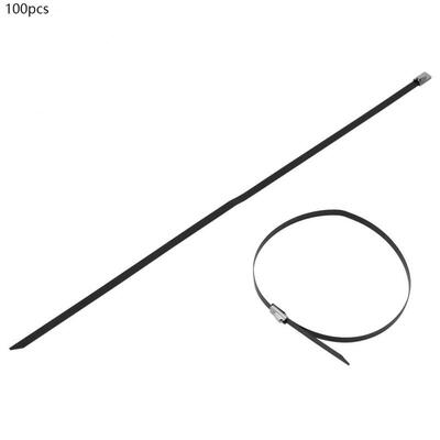 

Greensen 100pcs Stainless Steel Cable Tie Self-locking Industrial Cable Tie 46300mm