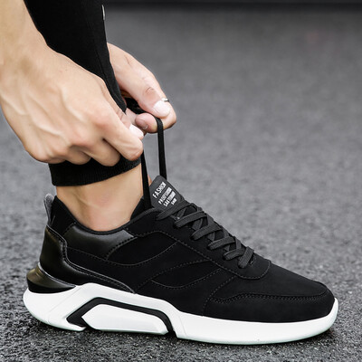 

2019 new autumn sports&leisure running mens shoes Korean version of the trend of wild tide shoes thick bottom mens shoes