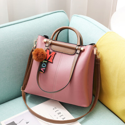 

Female bag 2019 spring new cool Korean version of the big bag sleek minimalist shoulder bag
