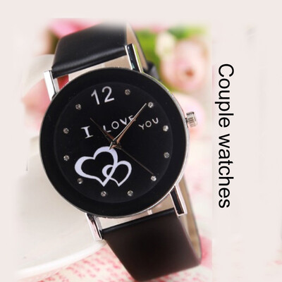 

New Couples Fashion Watches Women Lovers Watch Men Brand Female Male Quartz Wristwatch Hot Sale