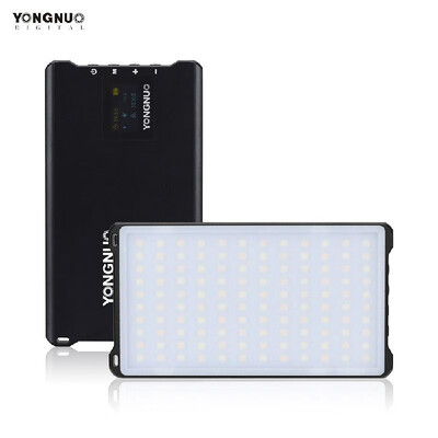 

YONGNUO YN125 Mini LED Fill Light Photography Lamp 120pcs LEDs Dimmable 3200-5600K Built-in Rechargeable Battery for Live Video Gr