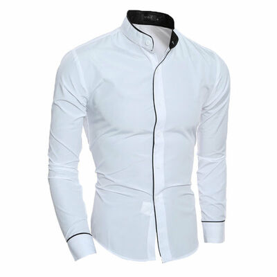 

Fashion Mens Luxury Long Sleeve Shirt Casual Slim Fit Stylish Dress Shirts Tops