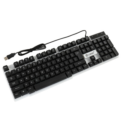 

New glowing keyboard&mouse set USB keyboard USB mouse glow game suite