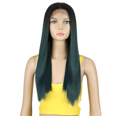 

Noble Synthetic Hair Lace Front Wig 20 Inch long Lace Front Straight Synthetic Wigs for Women Heat Resistant blonde lace Wigs