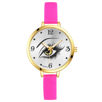 

Table ladies Geneva watch GAIETY brand fashion watch silicone strap watch