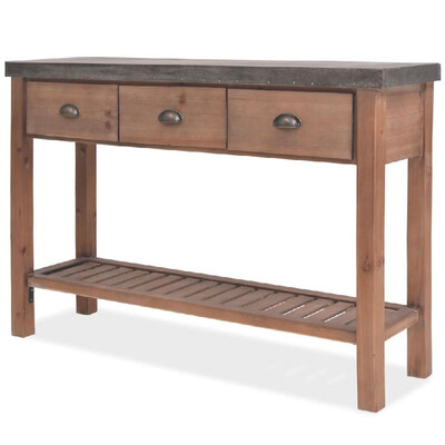 

Console Table Solid Fir Wood 48"x138"x315