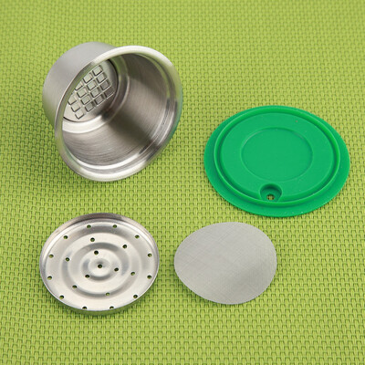 

Greensen Stainless Steel Refillable Coffee Capsule Coffee Tamper Reusable Coffee Pod Business Gift