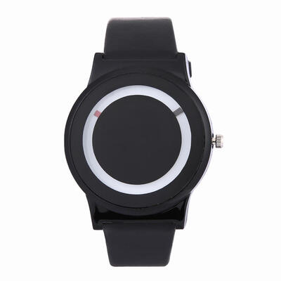 

Fashion Creative Unisex Boys Girls Wristwatch PU Strap Analog Quartz Watch