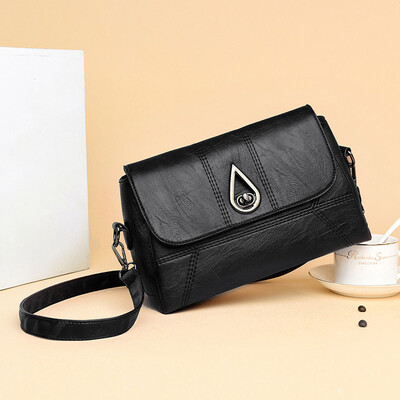 

Tailored Womens Fashion Wild Messenger Bag Solid Color Shoulder Bag Simple Handbag