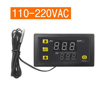 

W3230 Mini Digital Temperature Controller LED Display Thermostat Regulator AC110V-220V 20A Temperature Control Switch Sensor Meter
