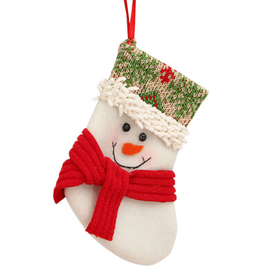 

Tailored Christmas Gift Bag Santa Claus Snowman Elk Xmas Decoration Ornament Sock Decors