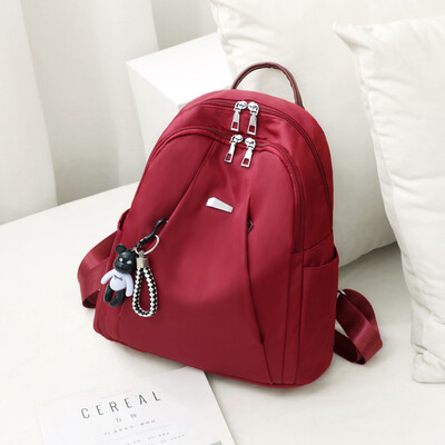 

Light double-shoulder bag womens travel&leisure bag female middle school students simple small small backpack