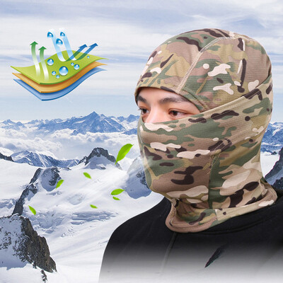 

Camouflage Army Military Cap Balaclava Hats Full Face Mask Running Outdoor Sport