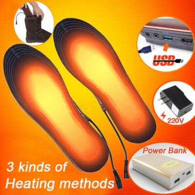 

Electric Heated Shoe Insoles Foot Warmer Heater Feet Electric WarmSocks Ski Boot