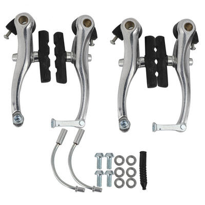 

Greensen 1 Pair Universal Bicycle V Brake Mountain Bike V Brakes Clamp Set With Brake Pads