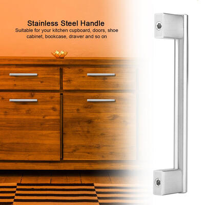 

20PcsSet 12mm Stainless Steel Handle Brushed Home Kitchen Doors Cabinet Drawer Handles Cabinet Handle Stainless Steel Handle