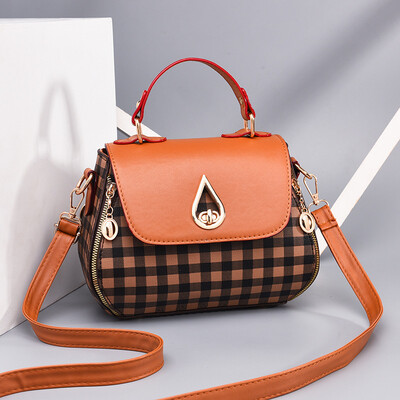 

2019 spring&summer new womens bag handbag Korean version of the simple trend shoulder bag Messenger bag cross-border