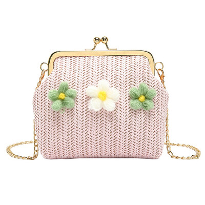 

Tailored Women Ladies Girls Fashion Flower Straw Shoulder Handbag Purse Crossbody Bags