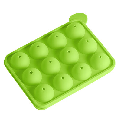 

Siaonvr Non Stick Cupcake Mold Muffin Pan BPA Odor Free Silicone 12 Balls Tray Lollipop