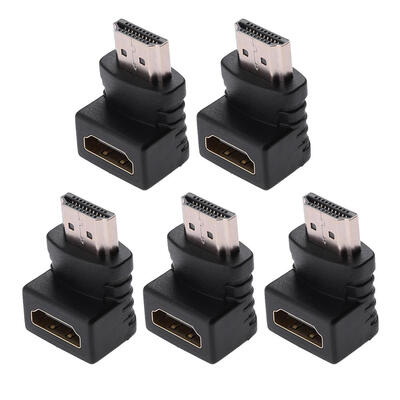 

HDMI Male to HDMI Female Adapter Converter Extender 90 Degree Angle for PS4
